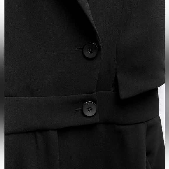 ZARA waistcoat jumpsuit with darts - Picture 9 of 10